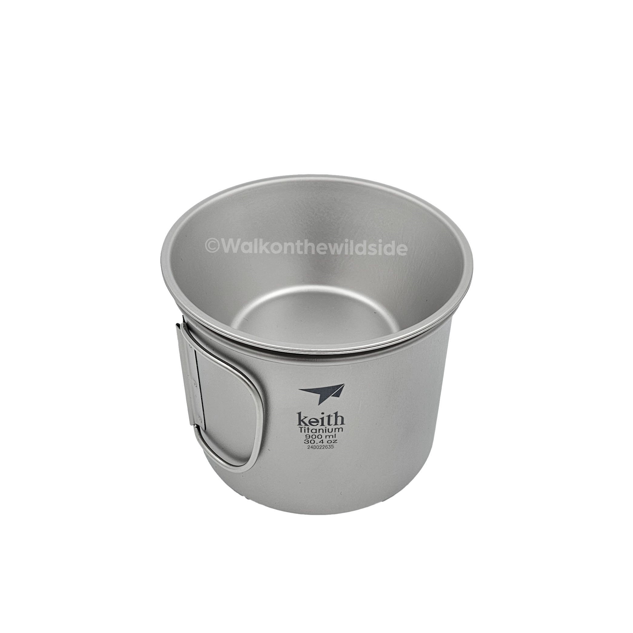 Keith Titanium 900 ml Topf mit Bowl 300ml 2er Pack darin